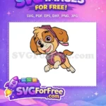 Free Pink Headband Free Smiling Skye PAW Patrol Free SVG 2 - Instant Download
