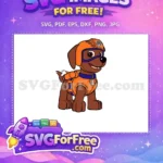 Free Orange Helmet Free Anchor Badge Paw Patrol Free SVG - Instant Download