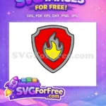 Free Marshall Patch Free Firefighter Paw Patrol Free SVG - Instant Download