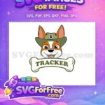 Free Smiling Tracker Free Puppy Dog PAW Patrol Free SVG - Instant Download