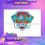 Free Paw Logo Free Dog Paw Patrol Free SVG - Instant Download