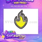 Free Marshall Fire Symbol Free Paw Patrol Yellow Fire Free SVG - Instant Download
