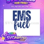 Free EMS Fuel Text Free Caduceus Symbol Paramedic Free SVG - Instant Download