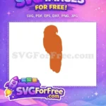 Free Detailed Wing Free Orange Parrot Silhouette Free SVG - Instant Download