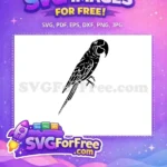 Free Macaw Silhouette Free Exotic Bird Parrot Free SVG - Instant Download