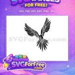 Free Flying Wings Free Parrot Silhouette Bird Free SVG - Instant Download
