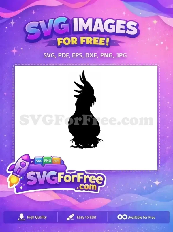 Free Detailed Parrot Free Exotic Bird Silhouette Free SVG 5 Free Detailed Parrot Free Exotic Bird Silhouette Free SVG 5