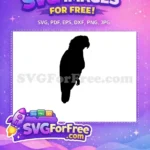 Free Detailed Plumage Free Curled Claw Parrot Free SVG - Instant Download