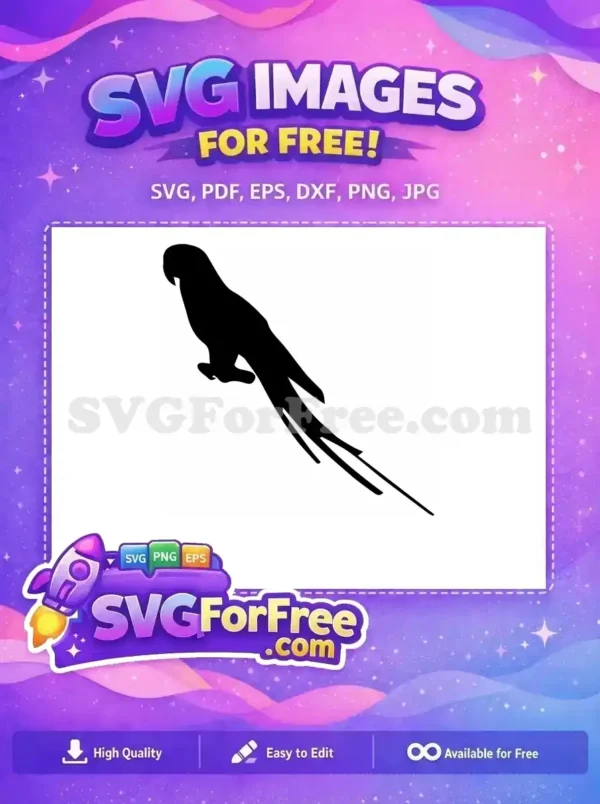 Free Detailed Parrot Free Tropical Bird Silhouette Free SVG 20 Free Detailed Parrot Free Tropical Bird Silhouette Free SVG 20