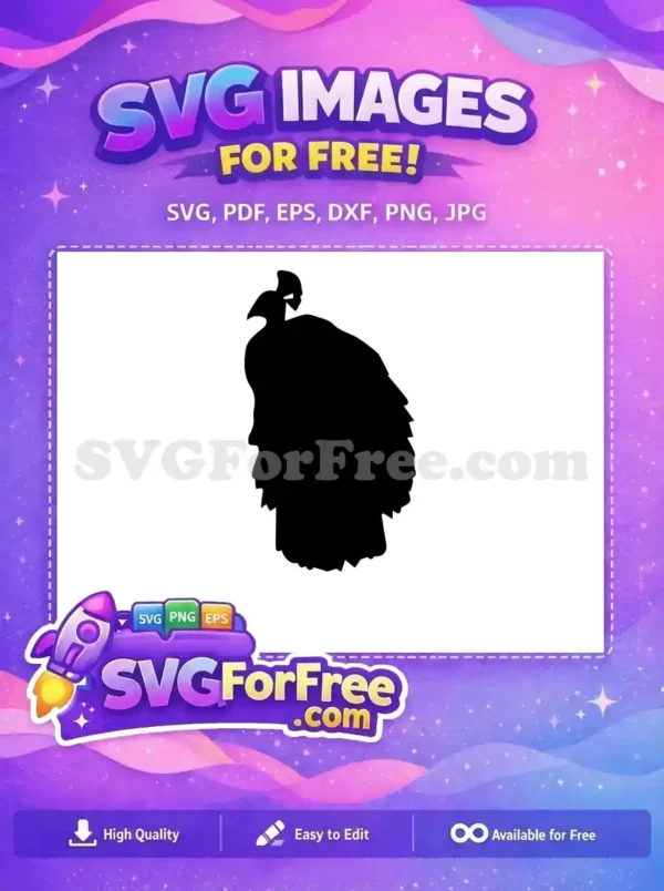 Free Detailed Crest Free Majestic Plumage Peacock Free SVG