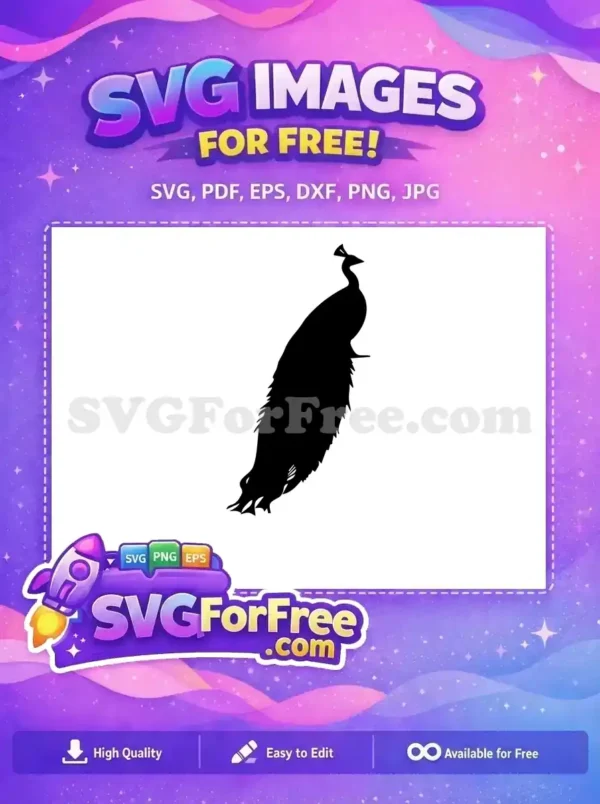 Free Detailed Tail Feathers Free Perched Bird Silhouette Free SVG Free Detailed Tail Feathers Free Perched Bird Silhouette Free SVG