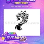 Free Elegant Feathers Free Exotic Bird Silhouette Free SVG - Instant Download