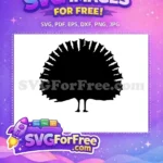 Free Detailed Plumage Free Elegant Tail Peacock Free SVG 2 - Instant Download