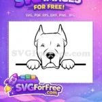Free Sharp Ears Free Detailed Paws Dog Free SVG - Instant Download