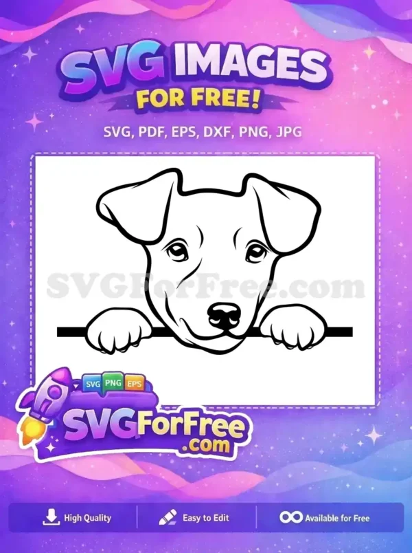 Free Cute Puppy Eyes Free Peeking Paws Pet Free SVG