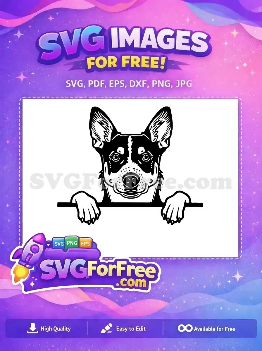 Free Cute Dog Face Free Funny Puppy Pet Free SVG 2