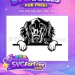 Free Cute Dog Face Free Funny Puppy Pet Free SVG 3 - Instant Download