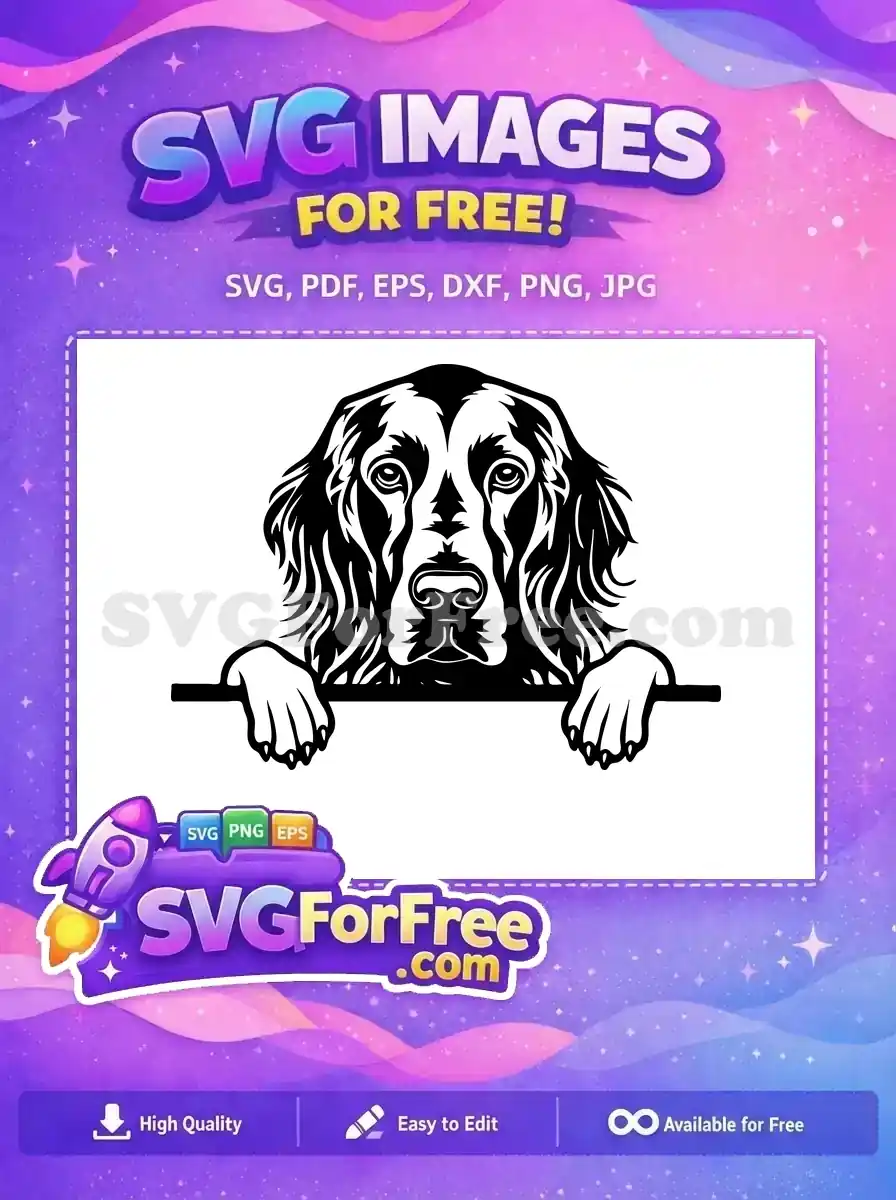 Free Cute Puppy Face Free Funny Peeking Dog Free SVG 2