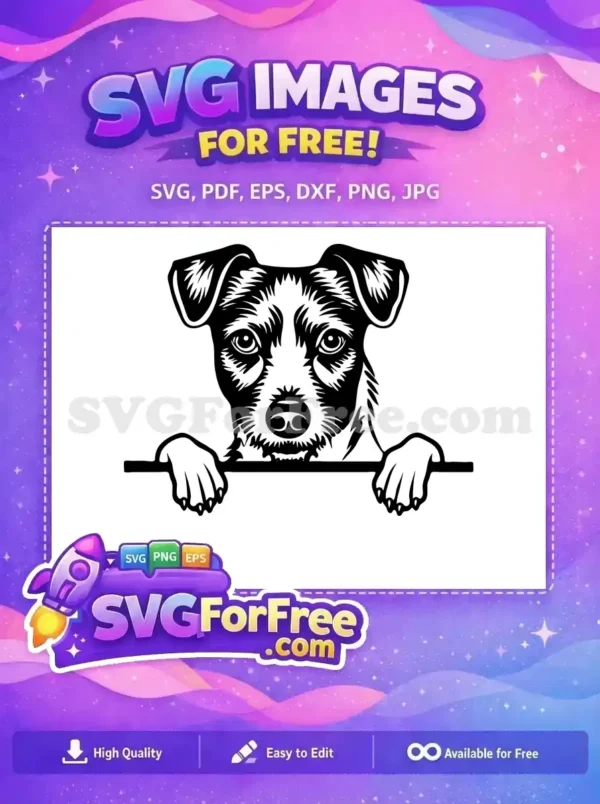 Free Cute Dog Face Free Peeking Puppy Pet Free SVG 2