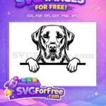 Free Cute Dog Face Free Funny Puppy Pet Free SVG 5 - Instant Download
