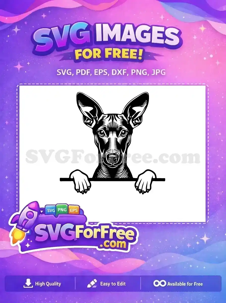 Free Cute Dog Face Free Window Cling Pet Free SVG 1
