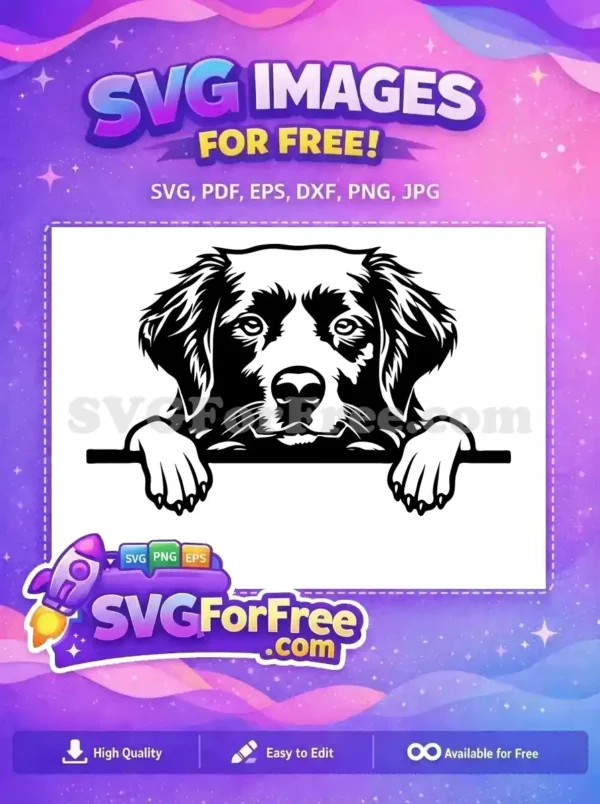 Free Cute Dog Face Free Funny Puppy Pet Free SVG 7