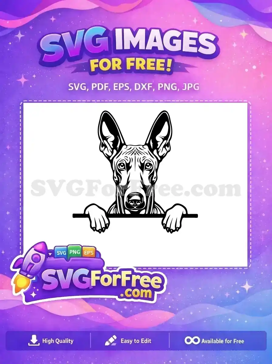 Free Puppy Eyes Free Pet Head Peeking Dog Free SVG
