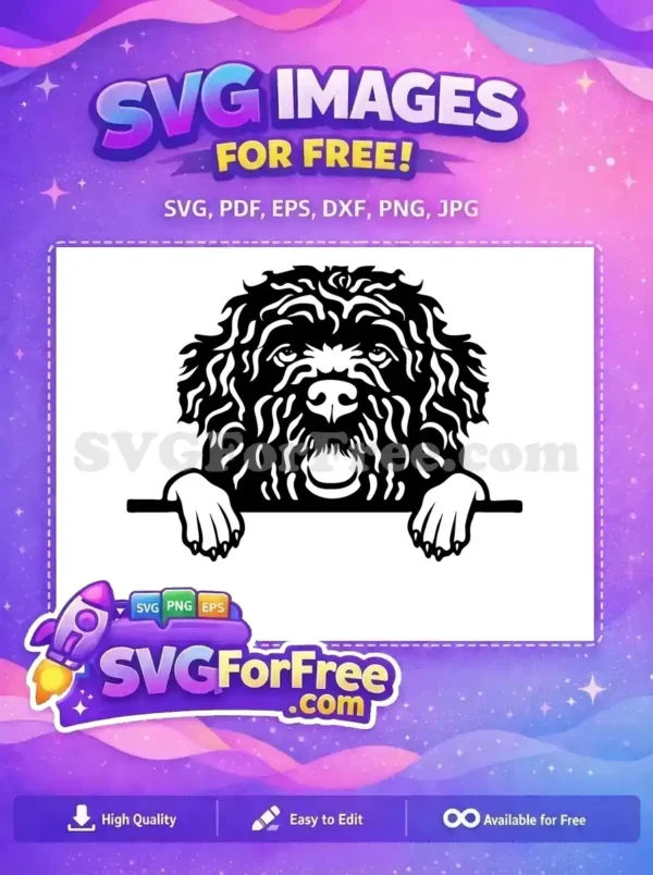 Free Peeking Labradoodle Dog Free Black Shaggy Hair Dog Mom Life Free SVG Free Peeking Labradoodle Dog Free Black Shaggy Hair Dog Mom Life Free SVG
