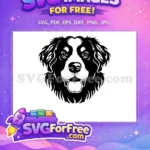 Free Cute Puppy Face Free Peeking Dog Art Free SVG 12 - Instant Download
