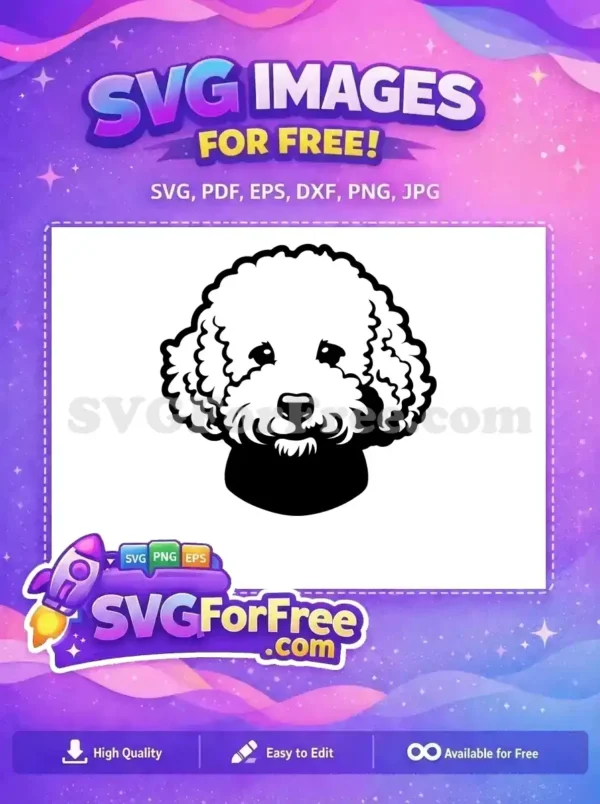 Free Cute Puppy Face Free Peeking Dog Design Free SVG 4
