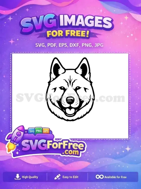 Free Cute Puppy Face Free Peeking Dog Animal Free SVG 1