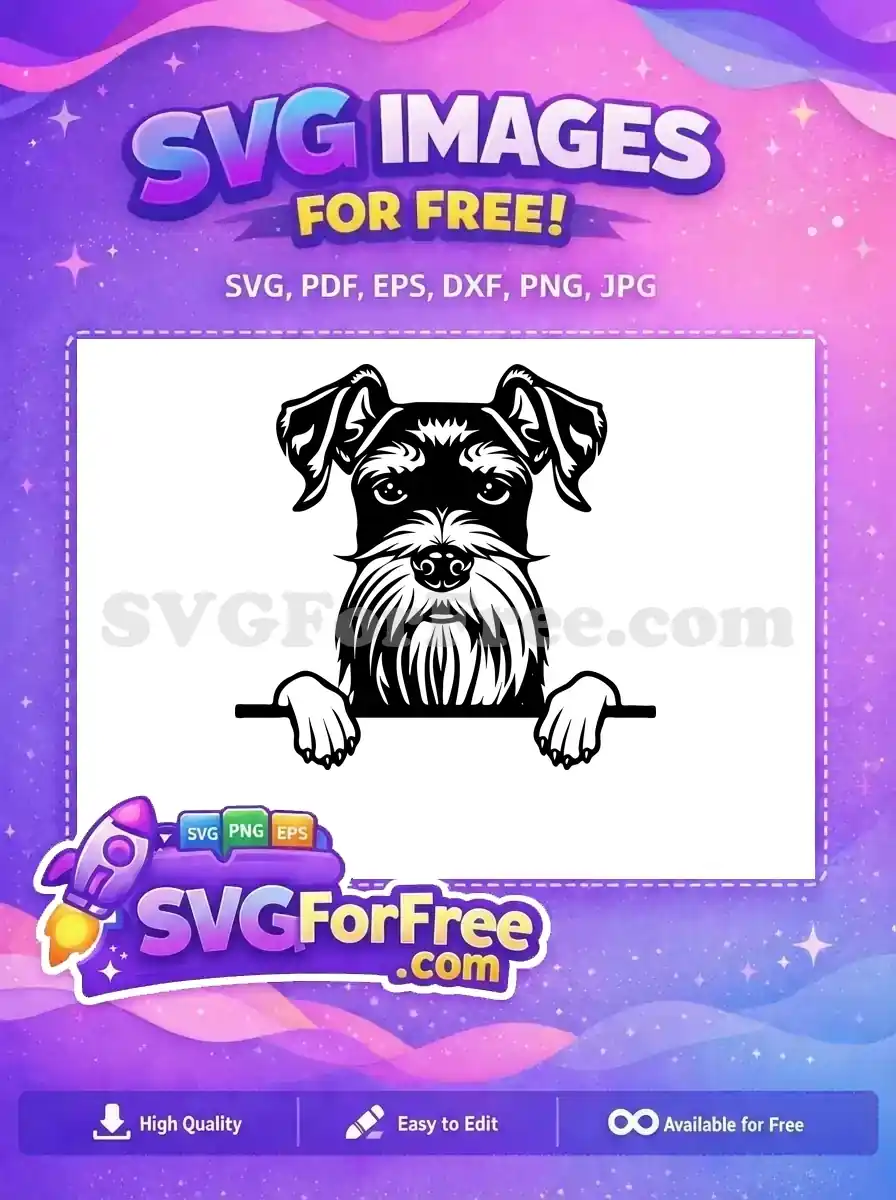 Free Cute Dog Face Free Peeking Labrador Dog Free SVG