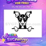Free Cute Puppy Face Free Funny Pet Dog Peek Free SVG 2 - Instant Download