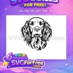 Free Cute Dog Face Free Peek a Boo Pet Free SVG - Instant Download