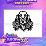 Free Cute Dog Face Free Peeking Window Art Free SVG 11 - Instant Download