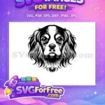 Free Cute Dog Face Free Peeking Window Funny Free SVG 67 - Instant Download