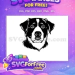 Free Cute Dog Face Free Peeking Window Funny Free SVG 69 - Instant Download