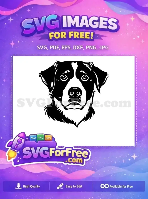 Free Cute Dog Face Free Peeking Window Funny Free SVG 69