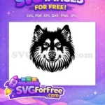 Free Cute Puppy Face Free Pet Head Cartoon Free SVG - Instant Download