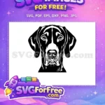 Free Cute Puppy Free Peeking Dog Cartoon Free SVG 4 - Instant Download