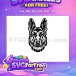 Free Cute Dog Face Free Peeking Window Funny Free SVG 74 - Instant Download