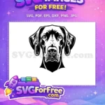 Free Dog Breed Face Free Funny Pet Animal Free SVG - Instant Download