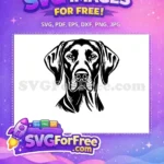 Free Cute Puppy Face Free Funny Pet Peeking Dog Free SVG 3 - Instant Download