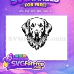 Free Cute Puppy Dog Free Funny Face Peekaboo Free SVG - Instant Download
