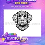 Free Cute Dog Breed Free Funny Peeking Dogs Free SVG - Instant Download