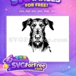 Free Cute Dog Face Free Peeking Silhouette Puppy Free SVG 2 - Instant Download