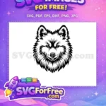 Free Curious Eyes Free Dog Breed Peeking Free SVG - Instant Download