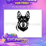 Free Cute Dog Face Free Peeking Window Funny Free SVG 87 - Instant Download