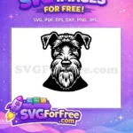 Free Cute Dog Face Free Peeking Puppy Portrait Free SVG 1 - Instant Download