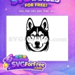 Free Cute Dog Face Free Peeking Funny Free SVG 2 - Instant Download